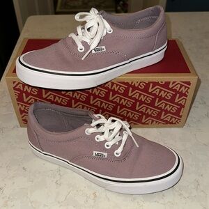 Vans Doheny Sneakers Purple Dove/White Canvas size 7.5